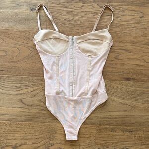 NWOT FREE PEOPLE INTIMATELY CORSET BODY SUIT XS